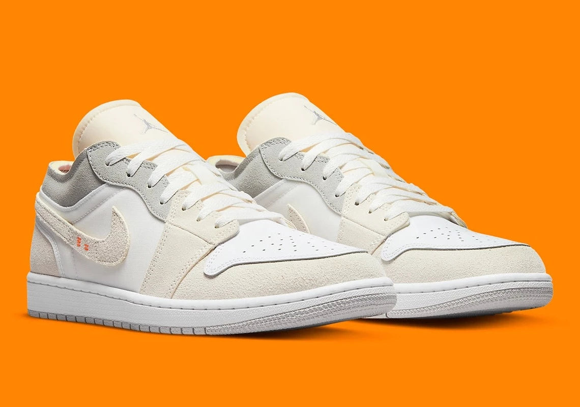 Jordan 1 Low Inside Out Cream White Light Grey