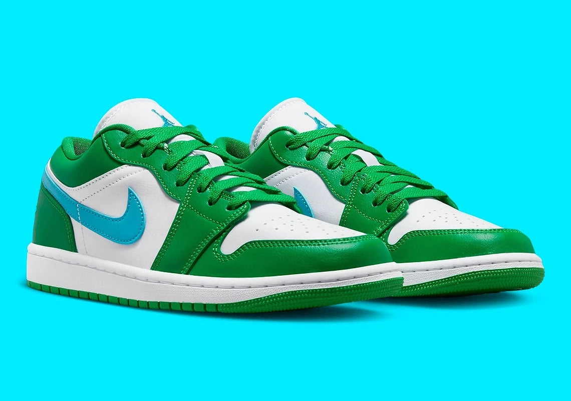 Jordan 1 Low Lucky Green Aquatone