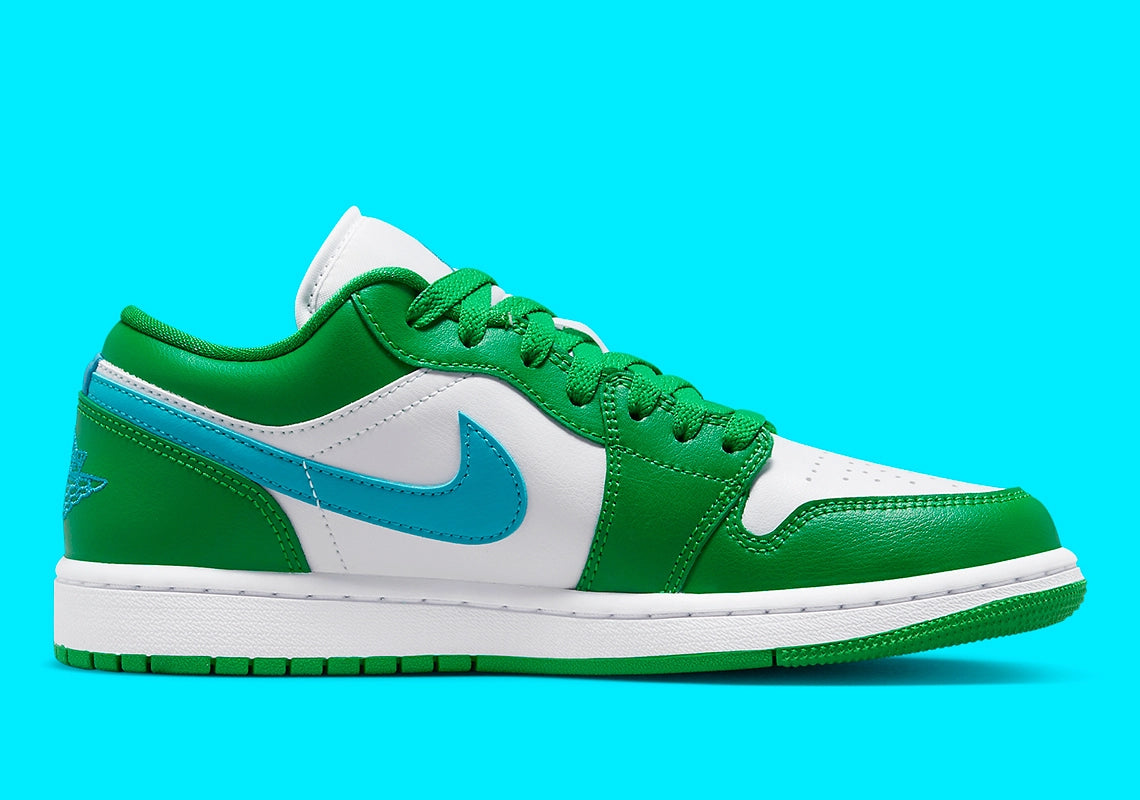Jordan 1 Low Lucky Green Aquatone