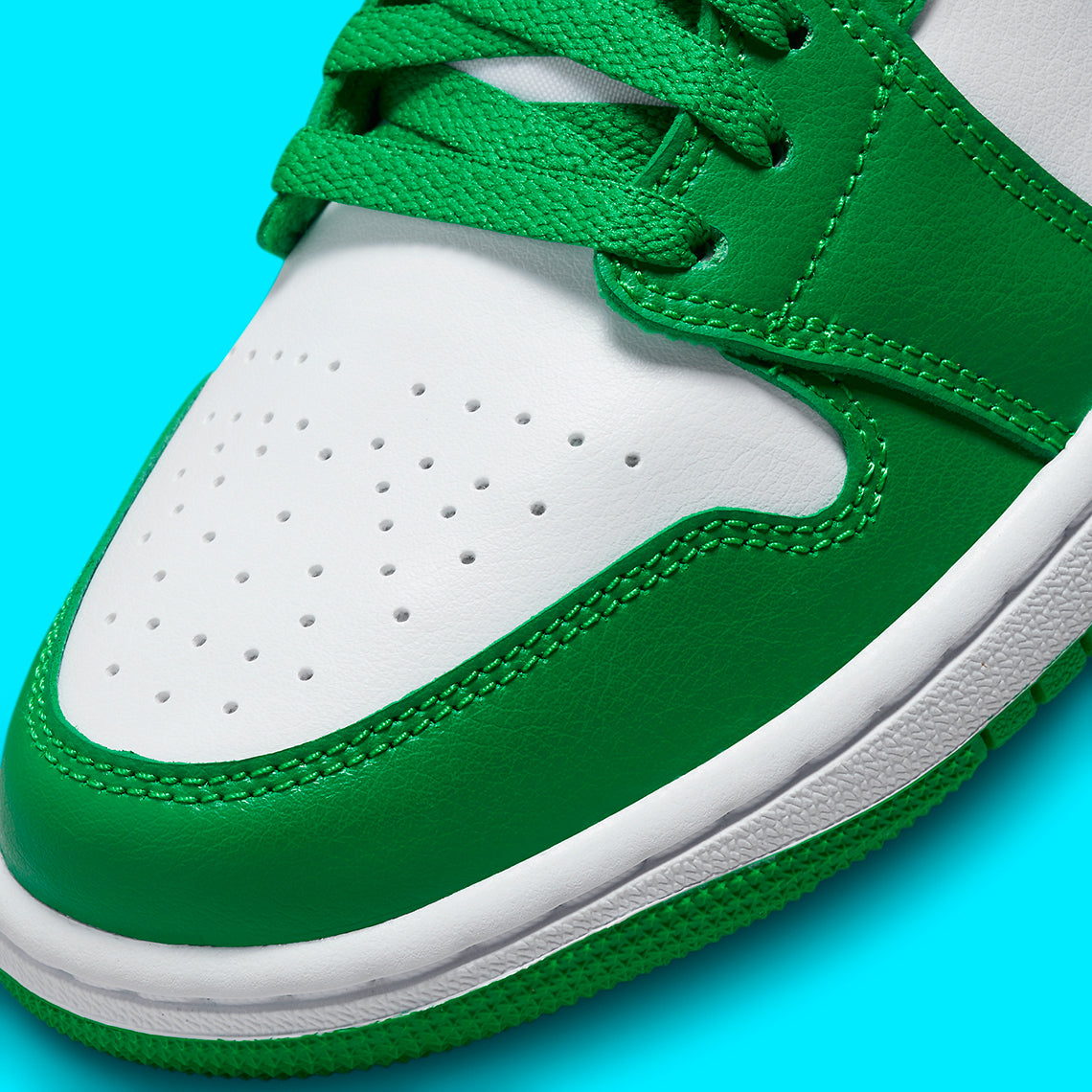Jordan 1 Low Lucky Green Aquatone