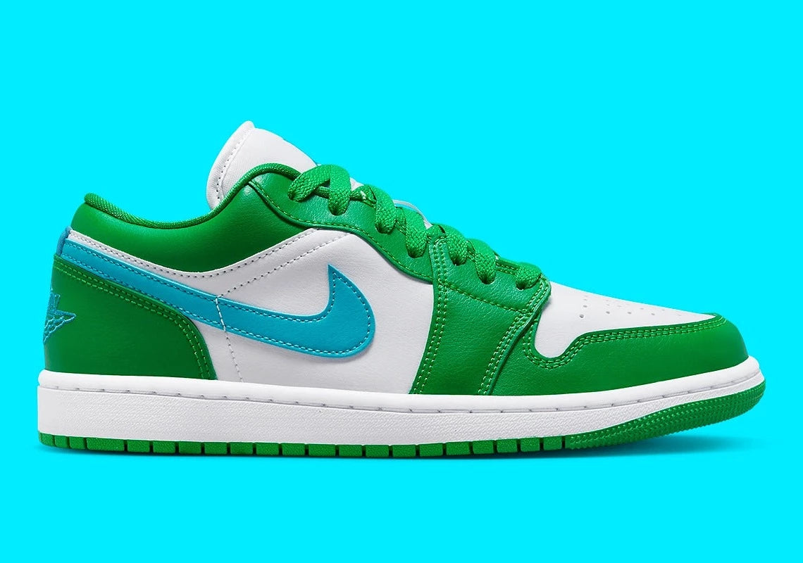 Jordan 1 Low Lucky Green Aquatone