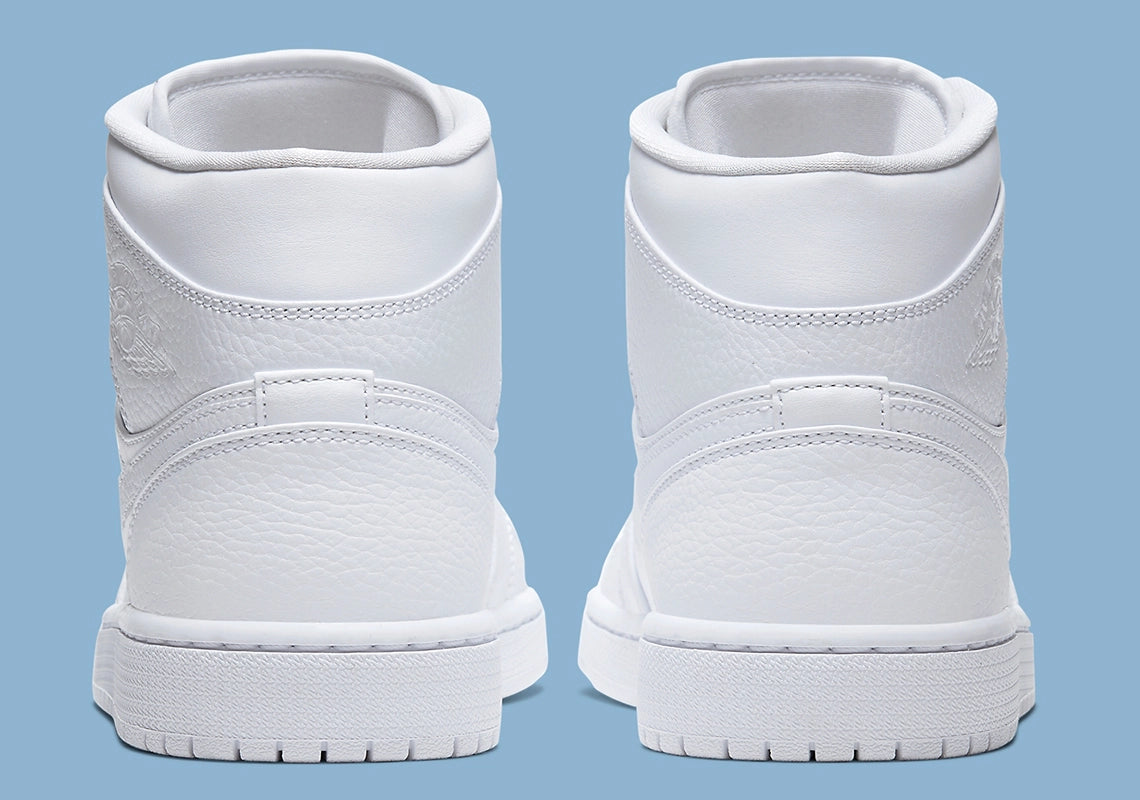 Air Jordan 1 Mid Triple White (2020)