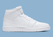 Air Jordan 1 Mid Triple White (2020)