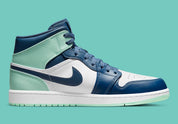 Air Jordan 1 Mid Mystic Navy Mint Foam