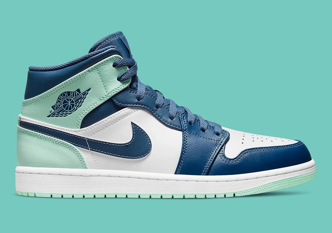 Air Jordan 1 Mid Mystic Navy Mint Foam