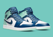Air Jordan 1 Mid Mystic Navy Mint Foam