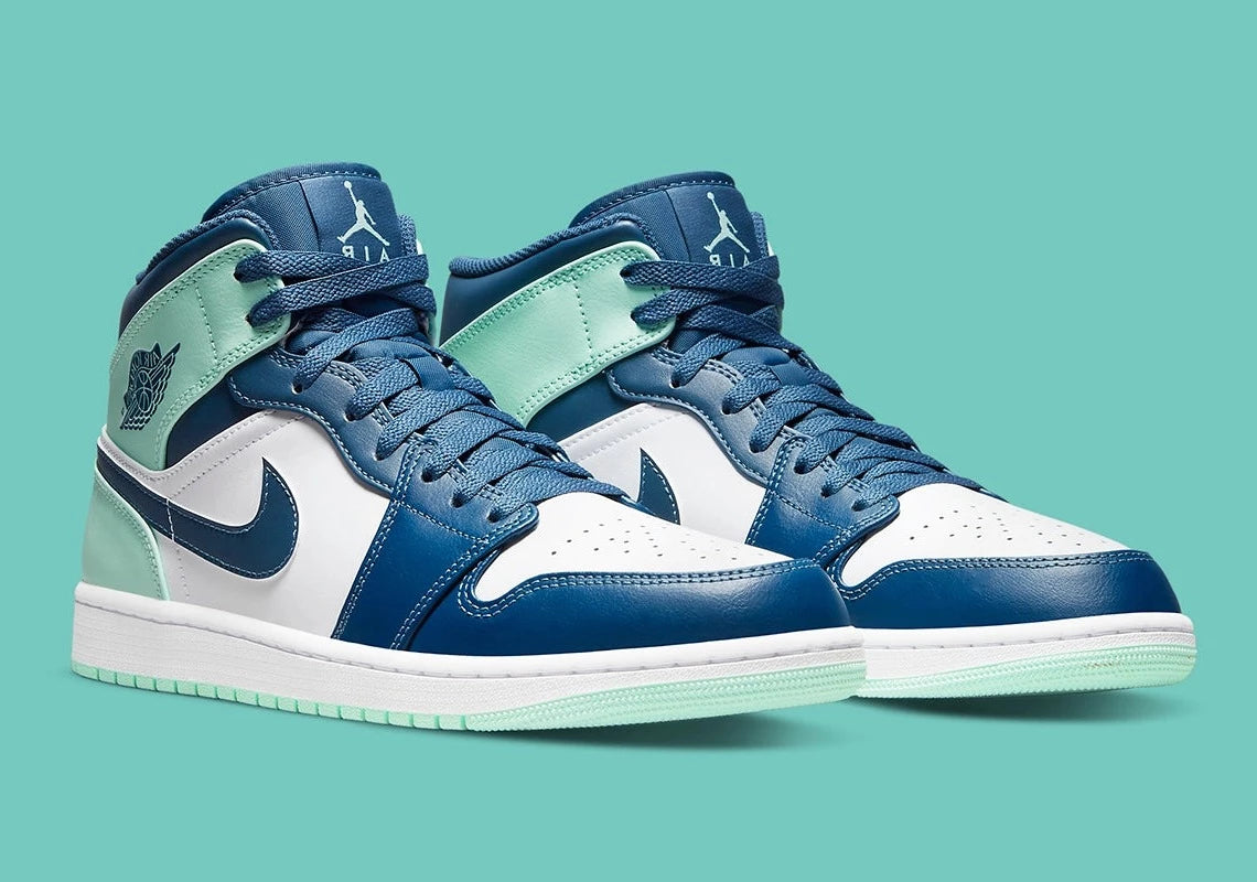 Air Jordan 1 Mid Mystic Navy Mint Foam