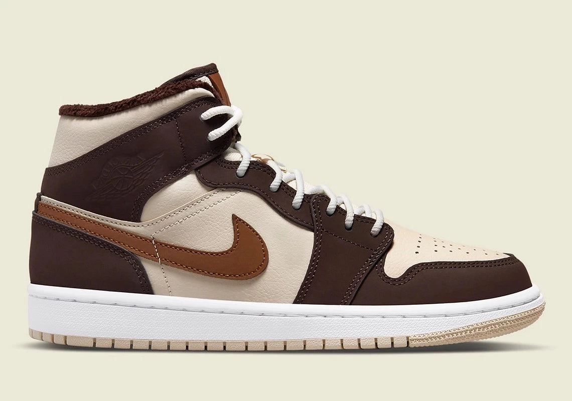 Jordan 1 Mid SE Brown Basalt Oatmeal