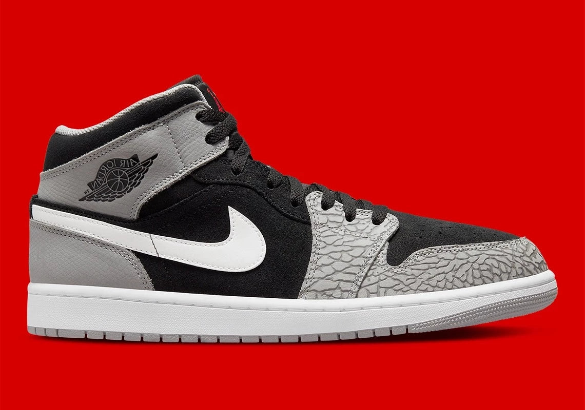 Air Jordan 1 Mid Elephant Print