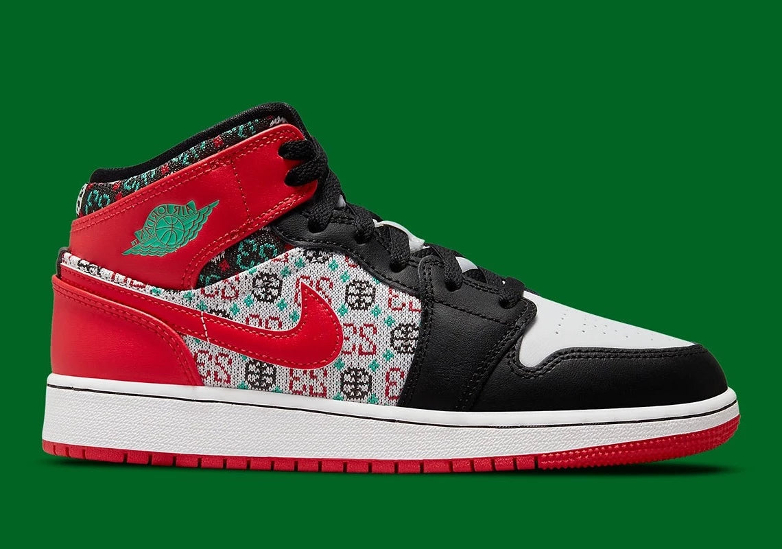 Air Jordan 1 Mid SE Ugly Christmas Sweater