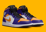 Jordan 1 Mid Lakers (2022)