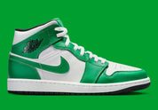 Jordan 1 Mid Lucky Green