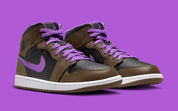 Jordan 1 Mid Purple Mocha