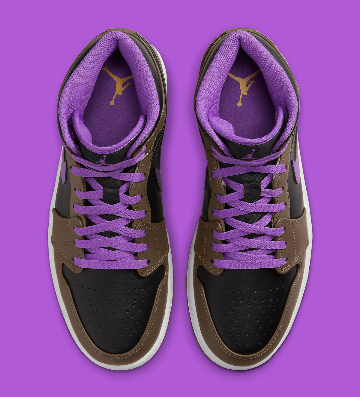 Jordan 1 Mid Purple Mocha