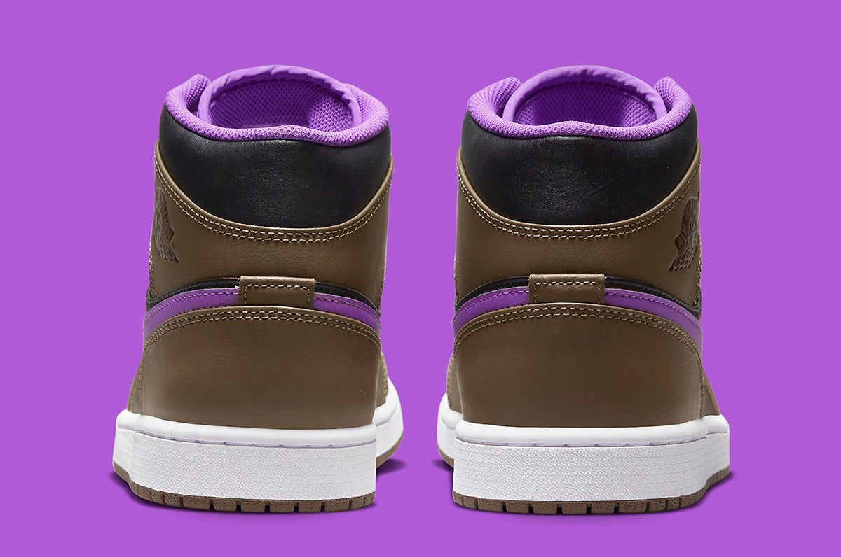 Jordan 1 Mid Purple Mocha