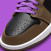 Jordan 1 Mid Purple Mocha