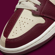 Jordan 1 Mid Split Beach Cherrywood Red