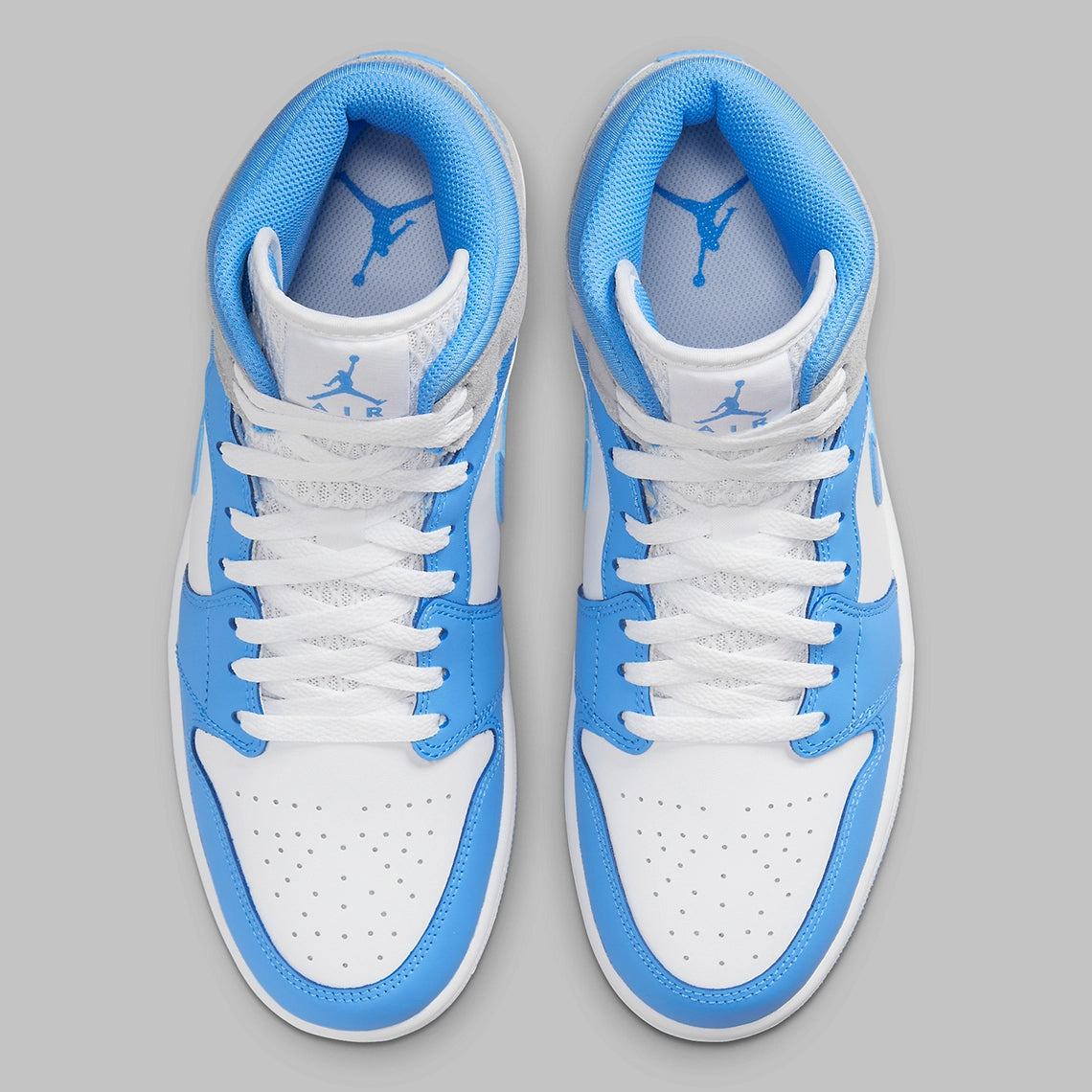 Jordan 1 Mid University Blue Grey