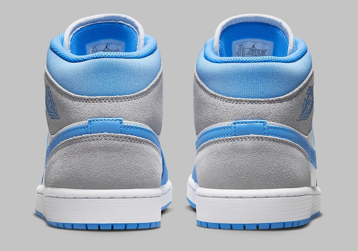 Jordan 1 Mid University Blue Grey