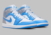 Jordan 1 Mid University Blue Grey