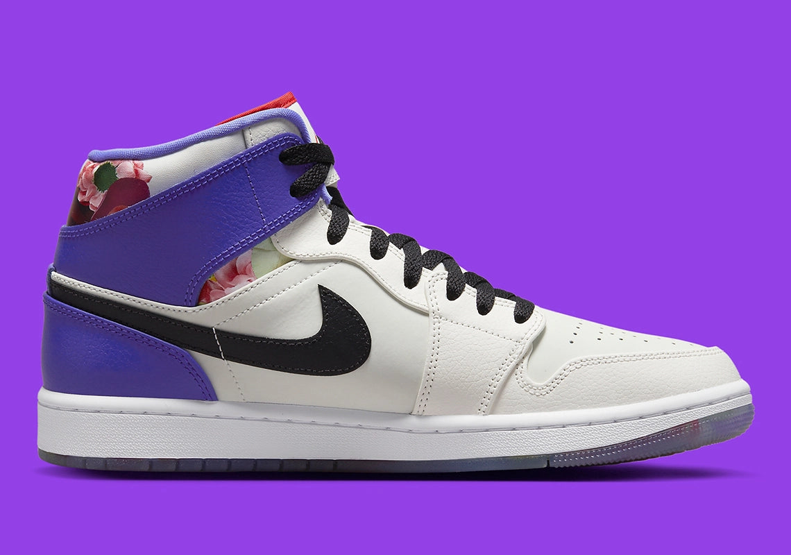 Jordan 1 Mid SE Valentine's Day Flowers