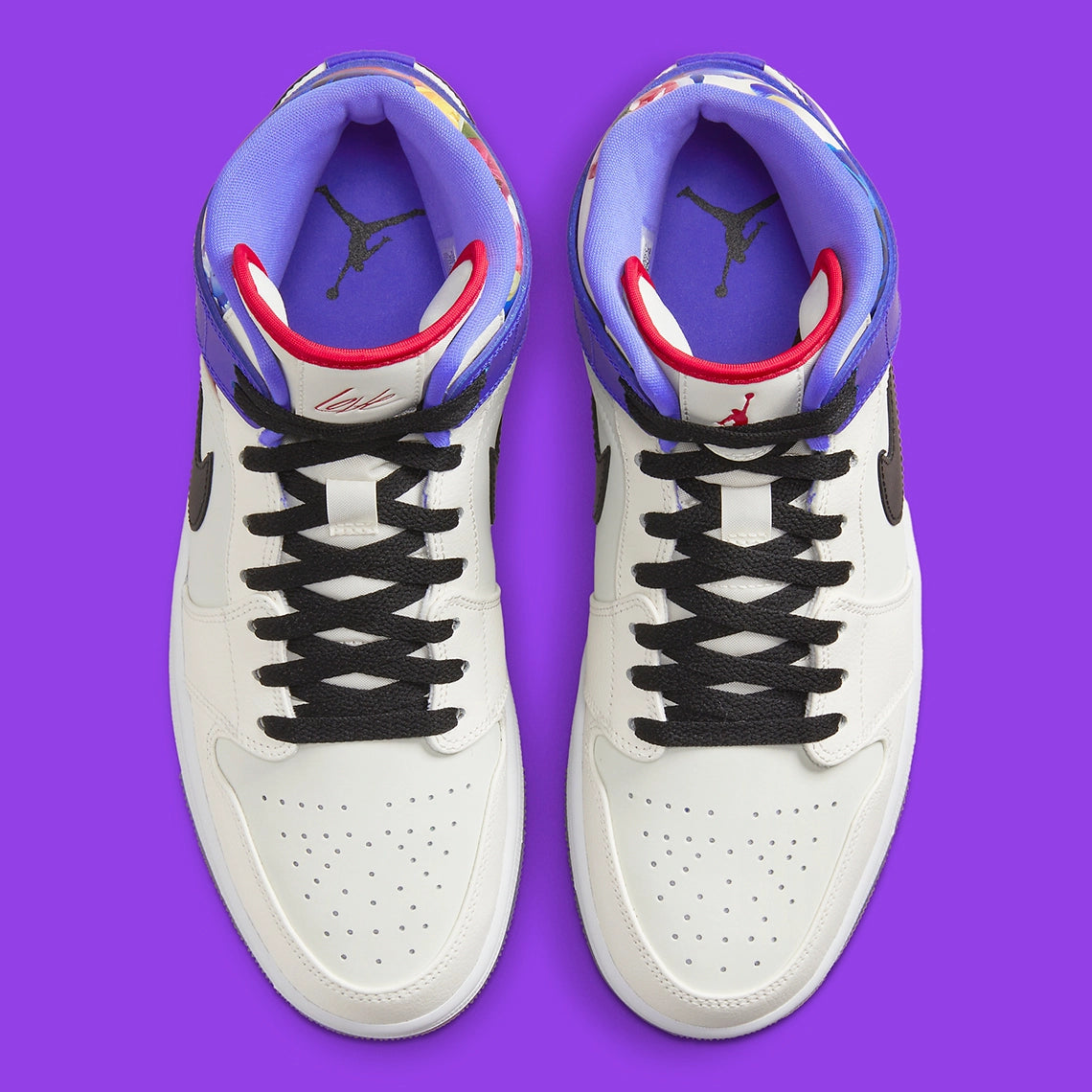 Jordan 1 Mid SE Valentine's Day Flowers