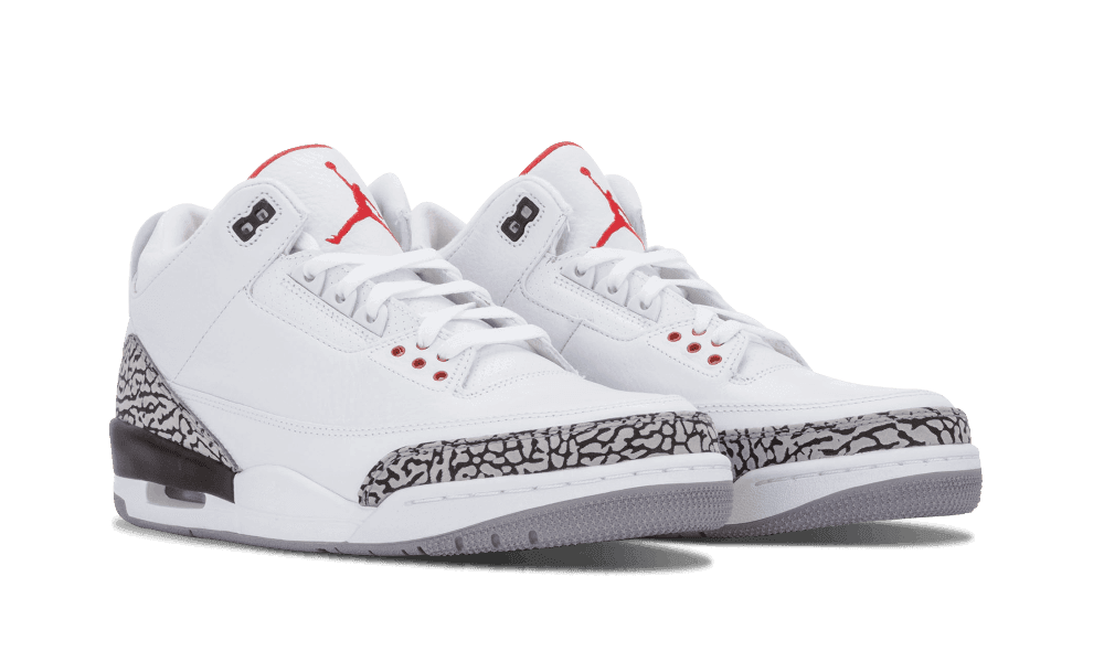 Jordan 3 white hot sale cement 88