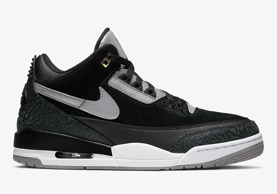 Air Jordan 3 Retro Tinker Black Cement Gold