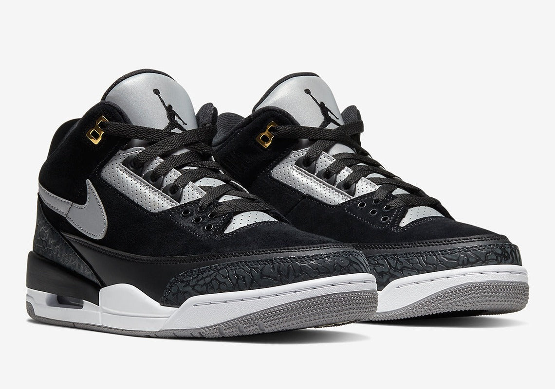 Air Jordan 3 Retro Tinker Black Cement Gold