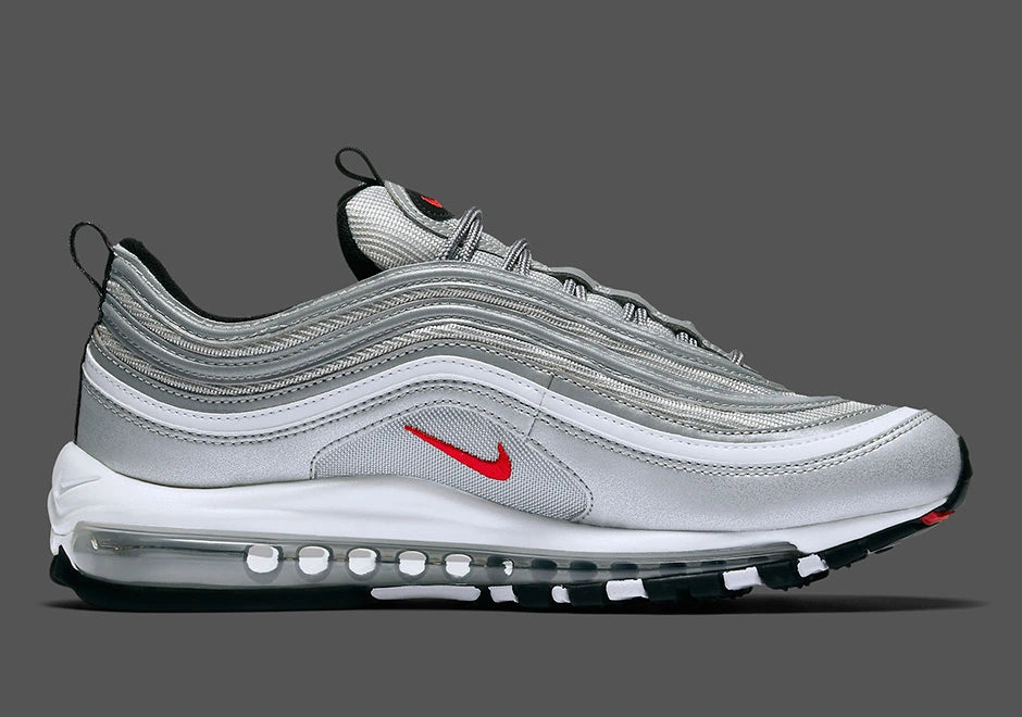 Air max silver bullet 97 vu de côté