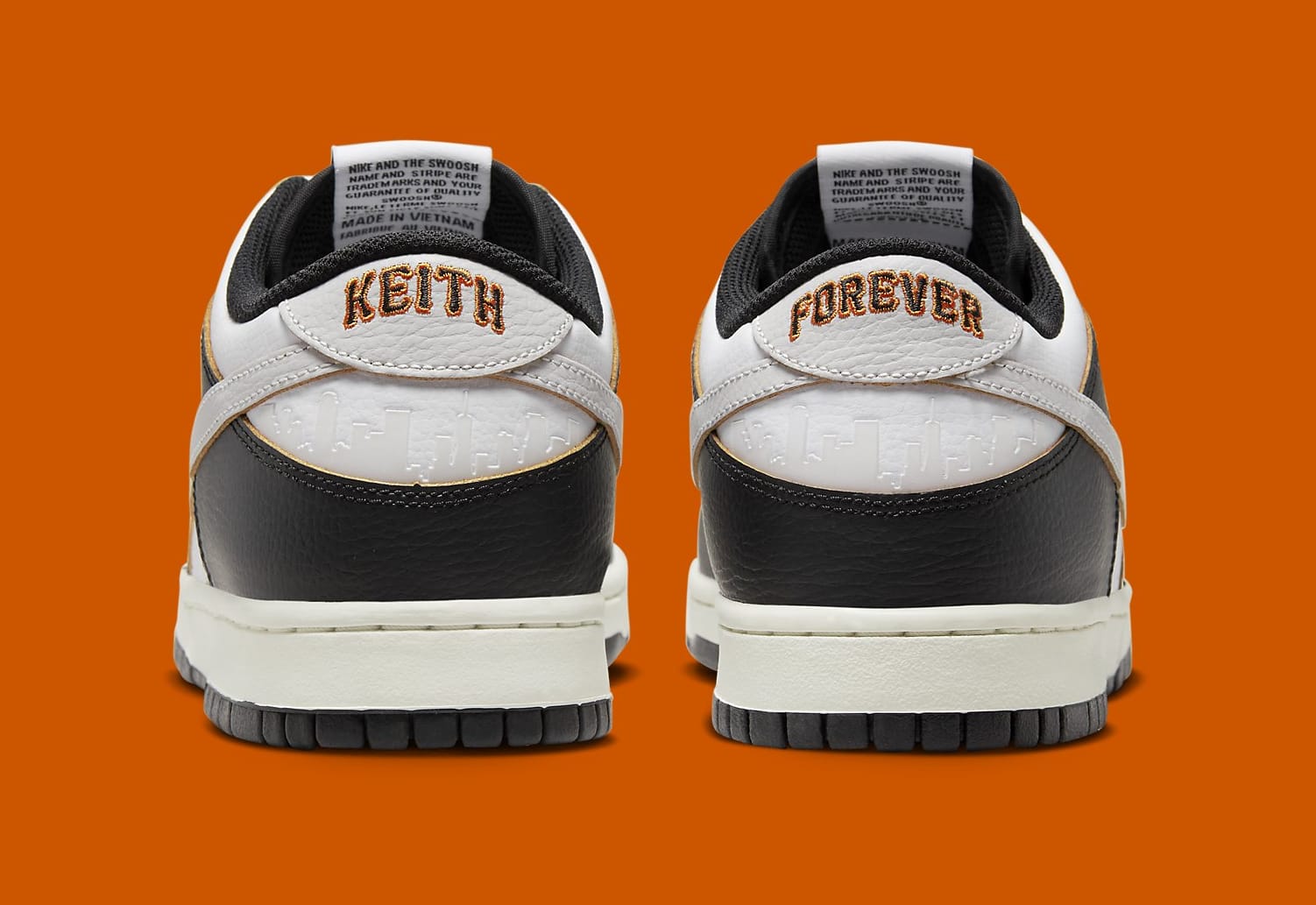 Huf x Nike sb Dunk Low San Francisco​ vu de derrière