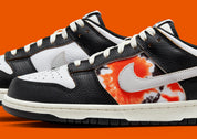 Huf x Nike sb Dunk Low San Francisco​ swoosh nike blanc vu de côté