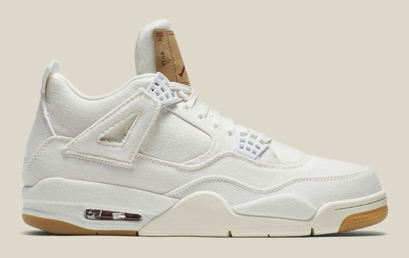 Air Jordan 4 Retro Levi's White (Levi's Tag)