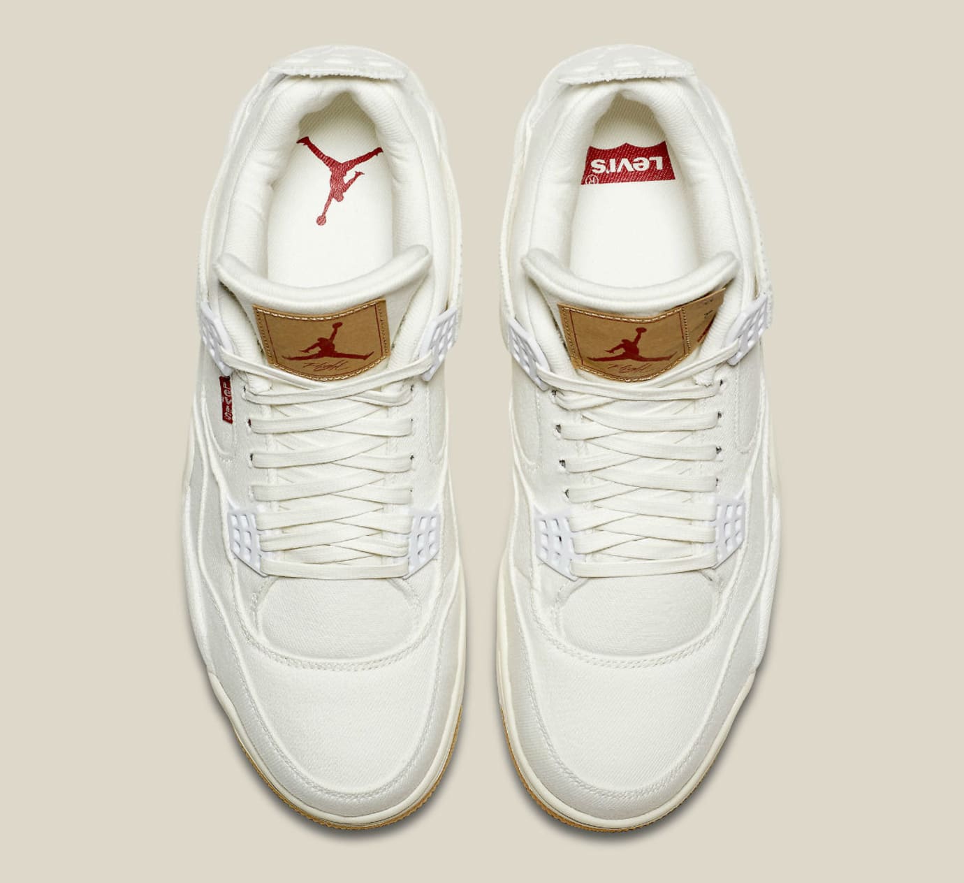Air Jordan 4 Retro Levi's White (Levi's Tag)