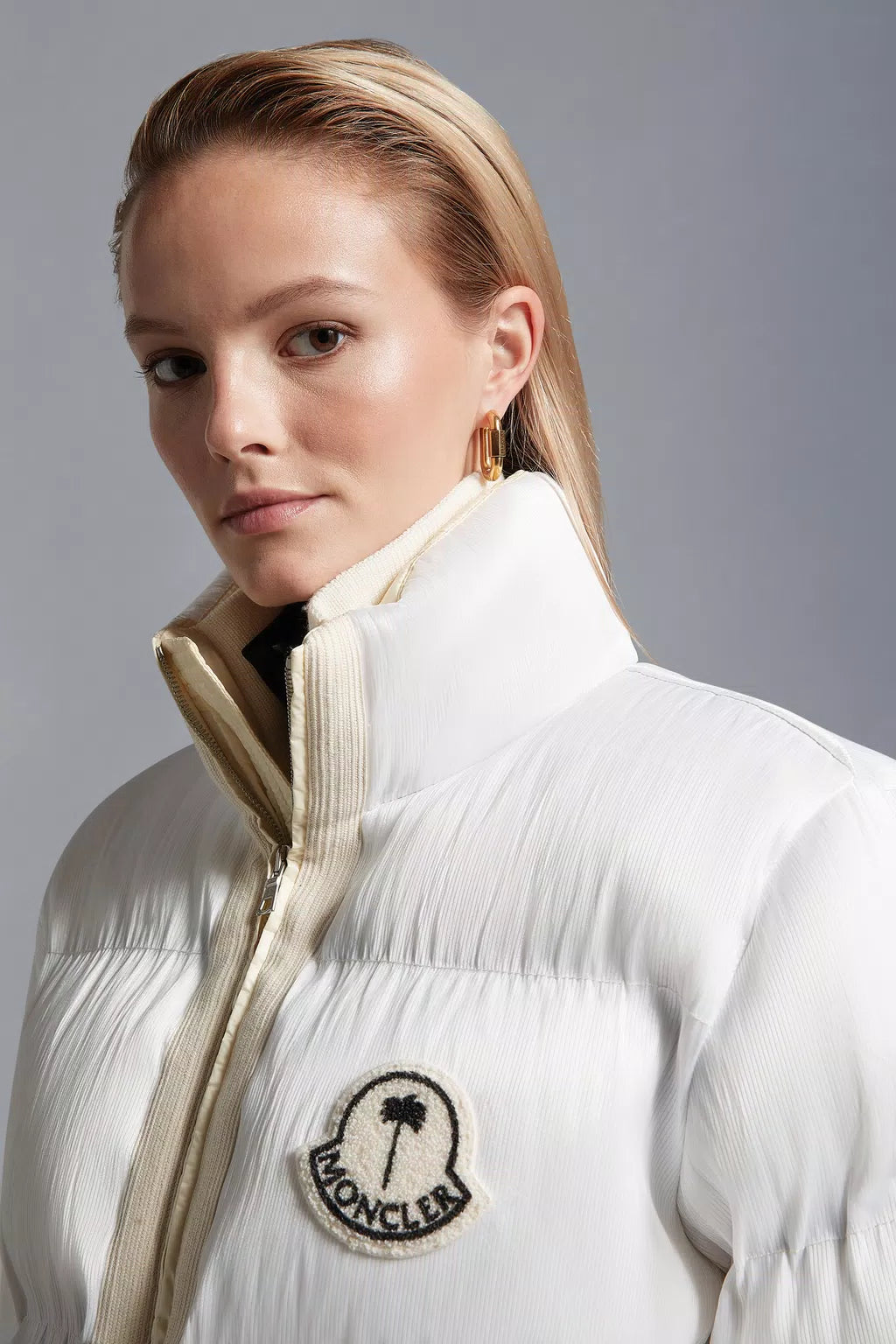 Moncler Maya 70 by Palm Angels Jacket Bright White GlobalSneakers