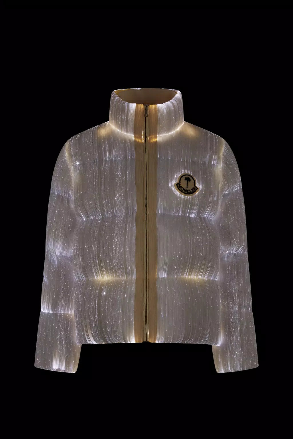Moncler Maya 70 by Palm Angels Jacket Bright White 