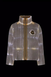 Moncler Maya 70 by Palm Angels Jacket Bright White 