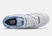 New Balance 550 Unc White University Blue