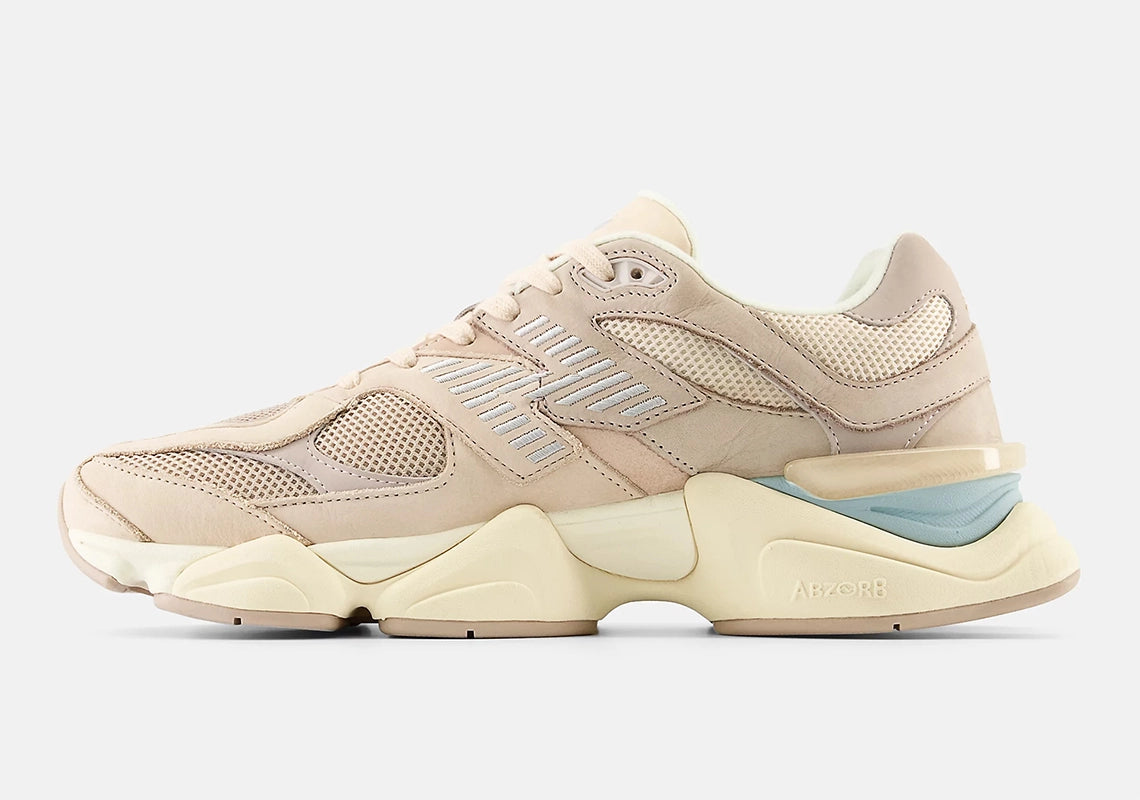 New Balance 9060 Ivory Cream Pink Sand
