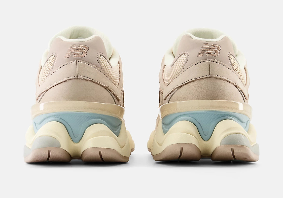 New Balance 9060 Ivory Cream Pink Sand