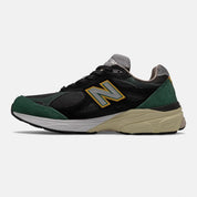 New Balance 990v3 Black Green Yellow