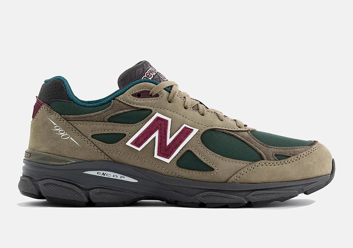 New Balance 990v3 MiUSA Teddy Santis Green Purple