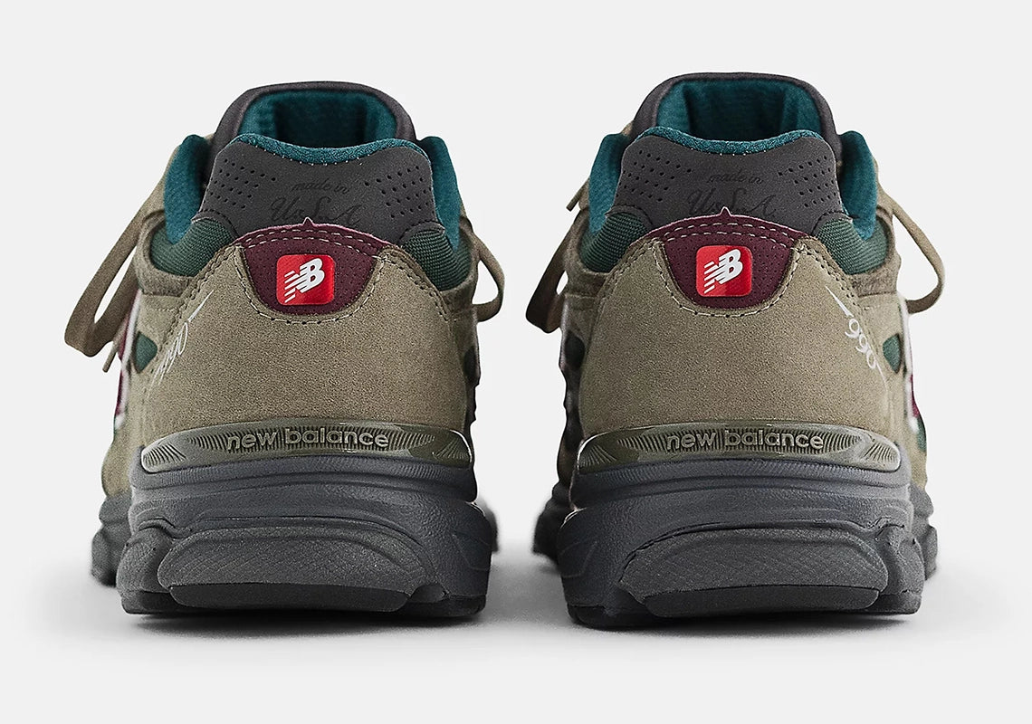 New Balance 990v3 MiUSA Teddy Santis Green Purple