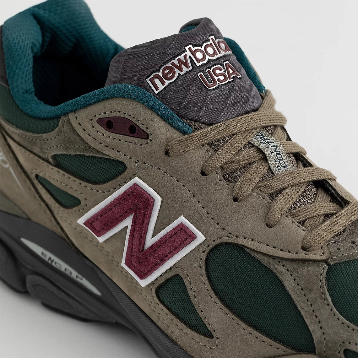 New Balance 990v3 MiUSA Teddy Santis Green Purple