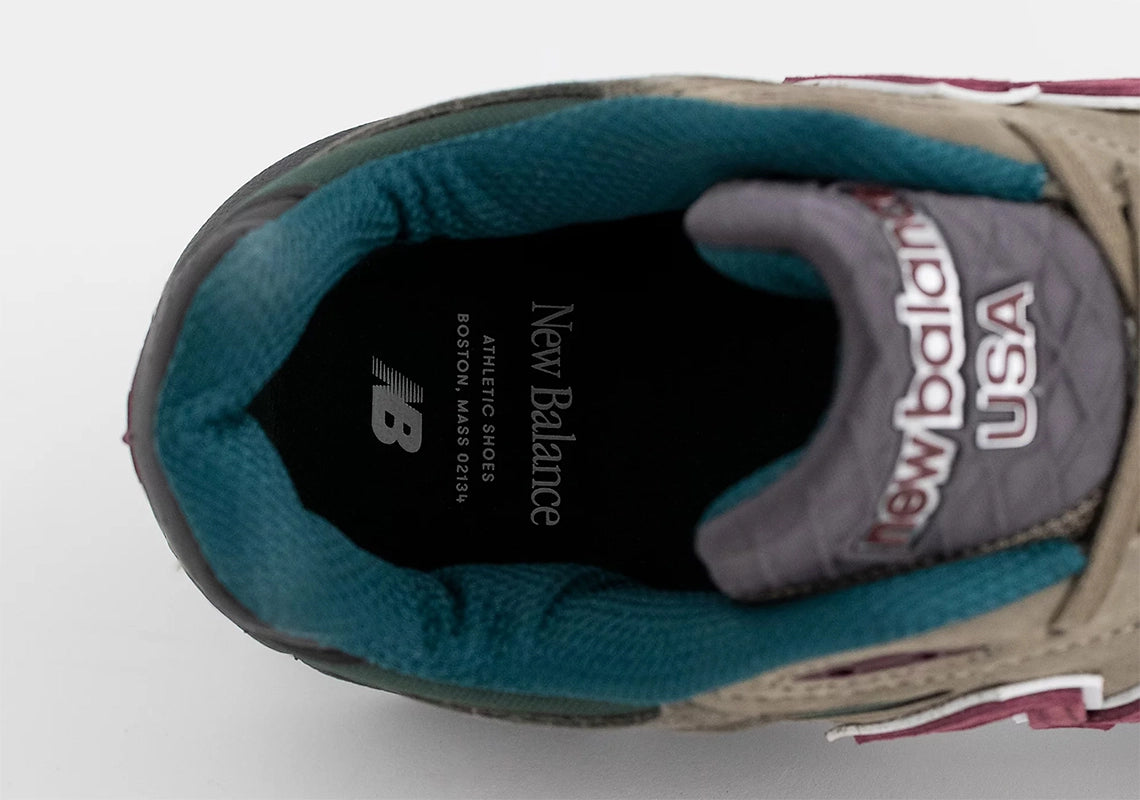 New Balance 990v3 MiUSA Teddy Santis Green Purple