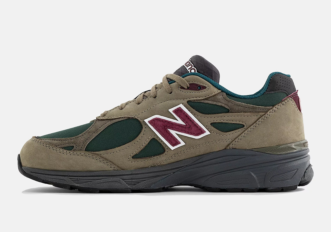 New Balance 990v3 MiUSA Teddy Santis Green Purple
