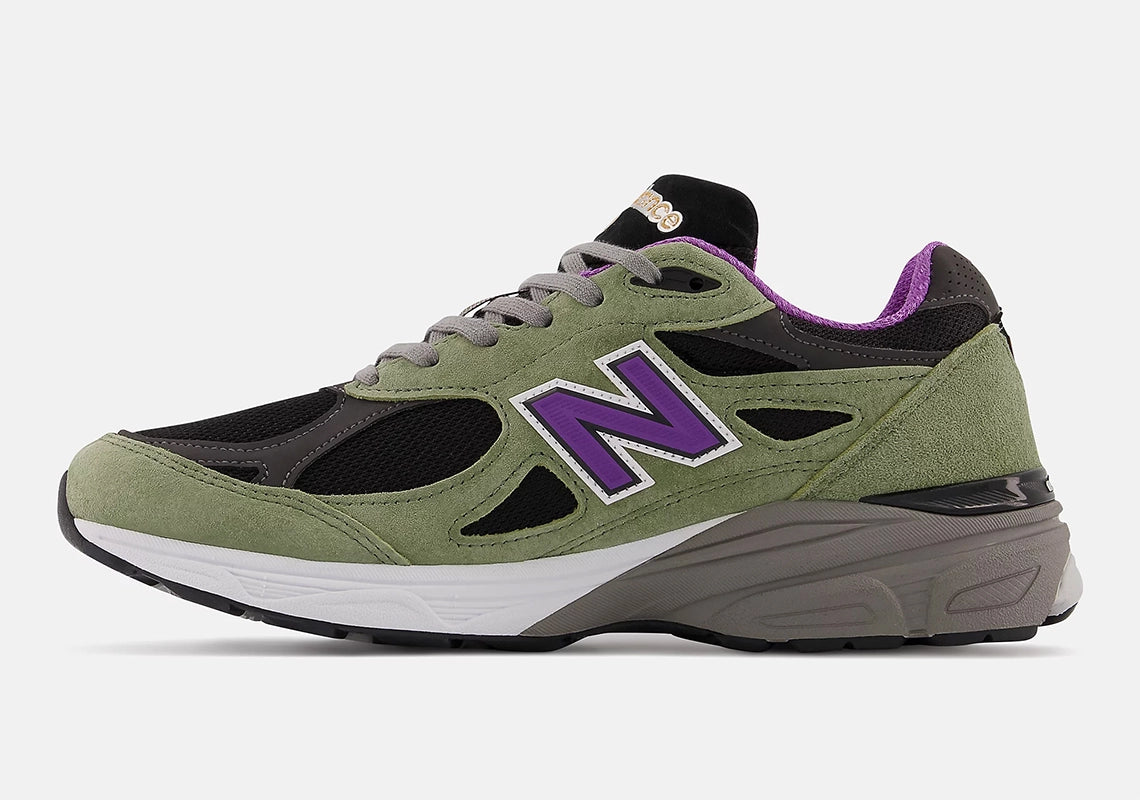 New Balance 990v3 MiUSA Teddy Santis Green Purple