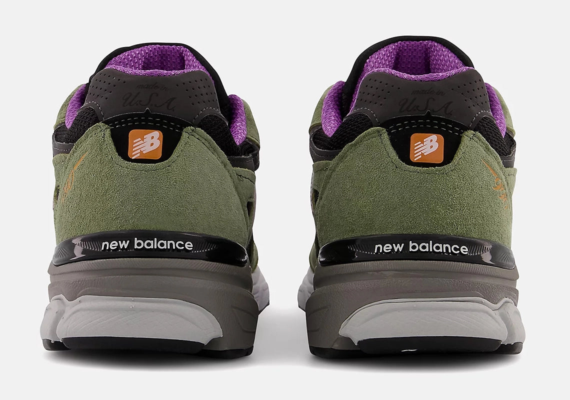 New Balance 990v3 MiUSA Teddy Santis Green Purple