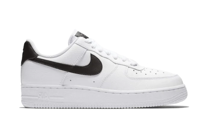 Nike Air Force 1 Low '07 White Black Pebbled Leather