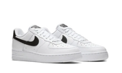 Nike Air Force 1 Low '07 White Black Pebbled Leather